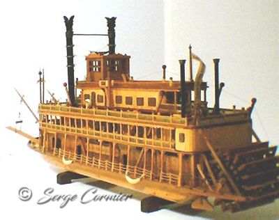 Maquette du steamboat le "King og Mississippi"