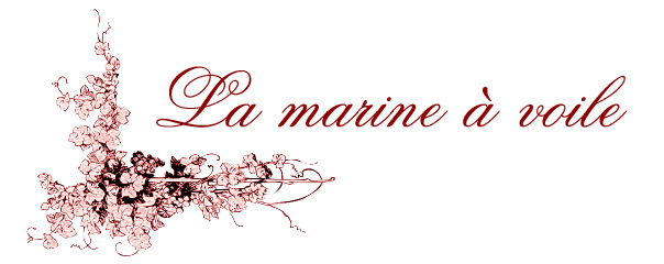 Vitrine miniature : "La marine  voile" magasin d'accastillage.